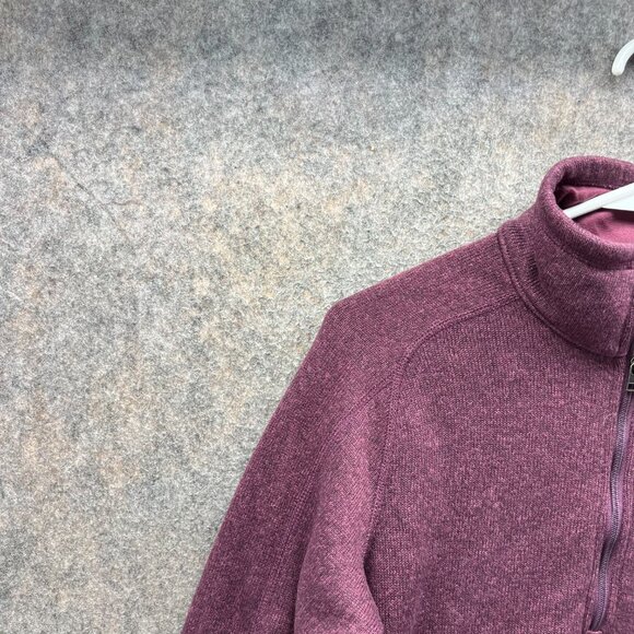 Patagonia Sweater Women Small Burgundy Half Zip Fleece Better Pullover 25618 - Picture 10 of 13